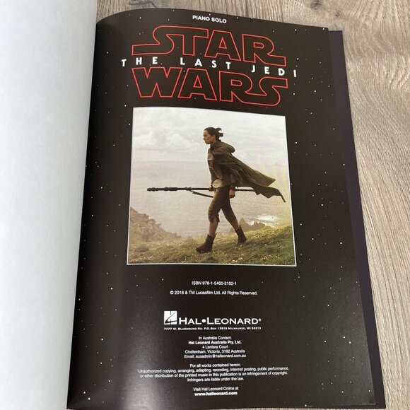 Star Wars: The Last Jedi Sheet Music Movie Soundtrack Piano Solo H Leonard - Picture 5 of 6